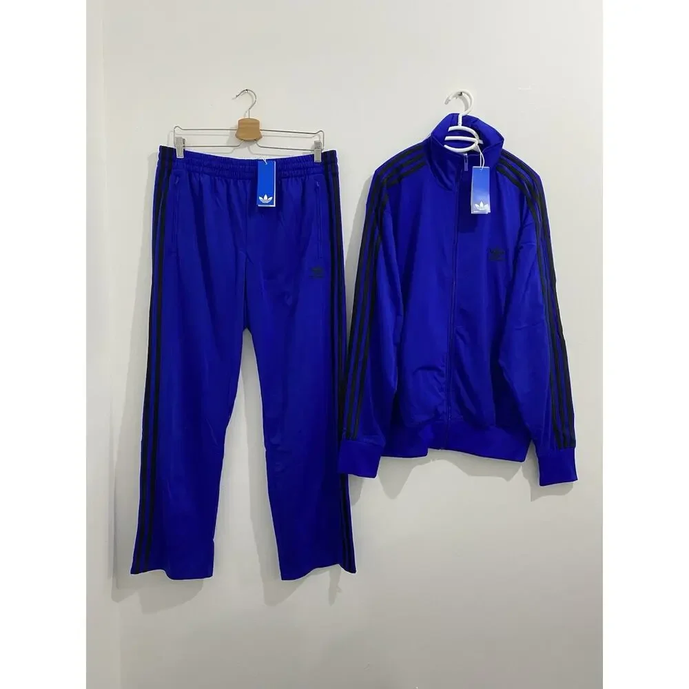Adidas Originals Classics Firebird Tracksuit Lucid Blue Black Size XL